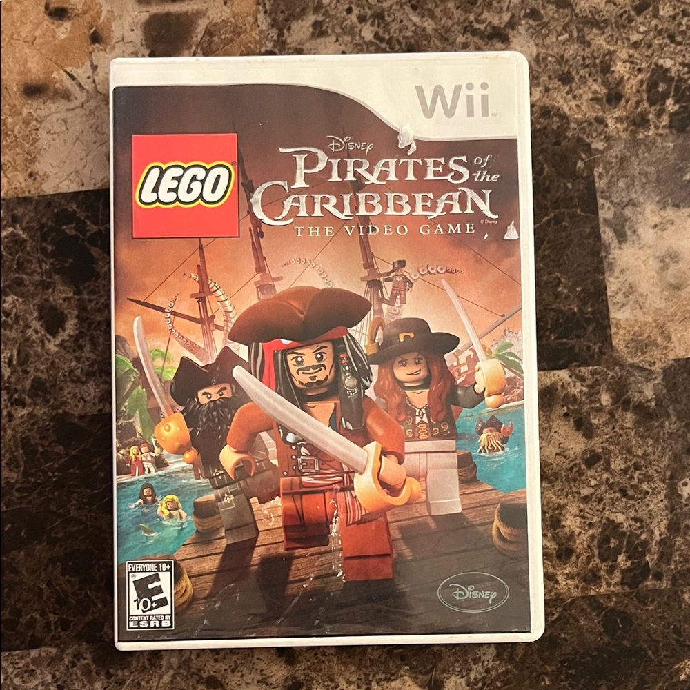 LEGO Pirates of the Caribbean Wii Game - Red and Brown Adventure